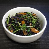 ひじきと豆苗の中華炒め